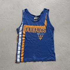 00s dolce&gabbana BARBADOS blue tank topのサムネイル