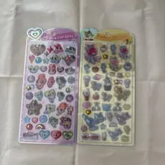 正規品　うるちゅるポップシール　パワパフ、トムとジェリー　2枚セット