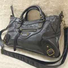 see by chloe grunge shoulder bag leather - メルカリ