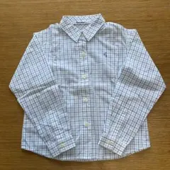 familiar チェック柄 長袖シャツ 120