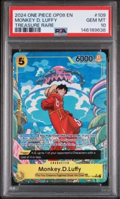 ☆PSA10☆ラッキールウ OP09-015 R☆英語版 TR ワンピースカード