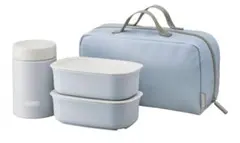 サーモス 真空断熱スープランチセット 800ml スカイブルー