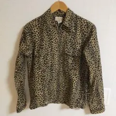 BEAMS BOY ジップジャケット　シャツジャケット レオパード柄 ヒョウ柄のサムネイル