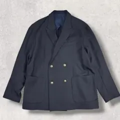未使用品✨GU ダブルブレストブレザー 紺ブレ XL 金ボタン 大きいサイズ