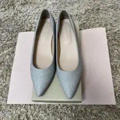 Ami Ami 走れるパンプス　 ポインテッドトゥ ローヒールパンプス