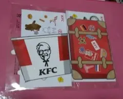 KFC お子様セット くみたてぺたぺたシール 2セット