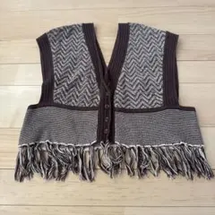 アングリッド Ungrid ニット ベスト 茶色 ブラウン