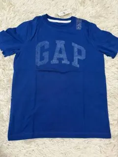 新品　GAP　半袖　Tシャツ　青　130　ロゴ　Ｍ　キッズ　男の子　ギャップのサムネイル