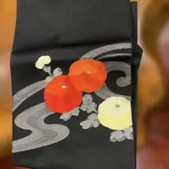 撫松庵 半幅帯 リバーシブル 黒豹 - メルカリ