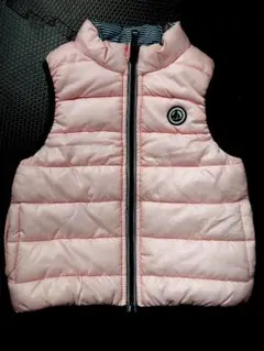 PETIT BATEAUキッズ ピンク ダウンベスト