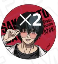 サカモトデイズ 南雲与市 Color Glass ver. 缶バッジ 2個セット