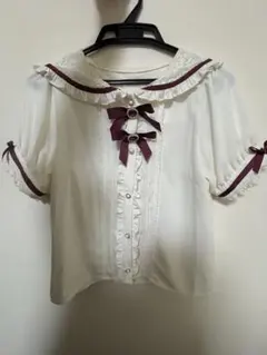 リズリサ　LIZLISA フリル付きブラウス 半袖