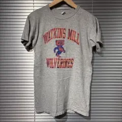 80s champion カレッジプリントTシャツ