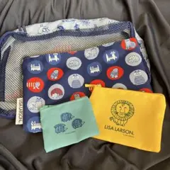 新品の未開封品❣️おしゃれ手帖 2月号付録LISA LARSON ポーチ4点セット