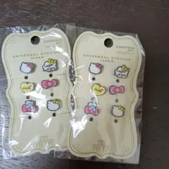 USJ限定 ハローキティ イヤリングセット 2個セット　ユニバ