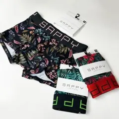 L ★ SAPPY ボクサー３種類セット ボタニカルプリントのサムネイル