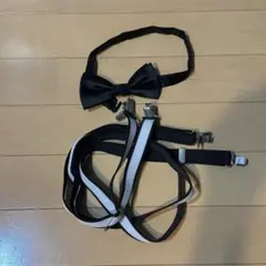 蝶ネクタイ サスペンダー セット
