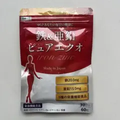철과 아연 퓨어 에쿠오 무료 배송 신제품 60정 30일