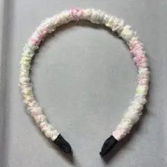 ハンドメイド　カチューシャ　引き揃え糸