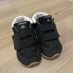 ミキハウス Mizuno ベビーシューズ 13.0 ブラック