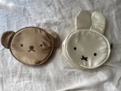 未使用品　ミッフィーとボリスのポーチ