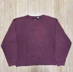 【90s】old gap 前V無地スウェット　ギャップ　90年代