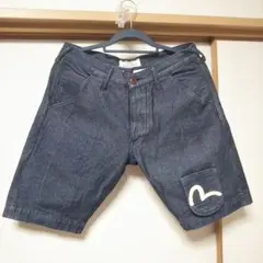 訳あり EVISU PARIS エビス デニム ショートパンツ ハーフパンツのサムネイル