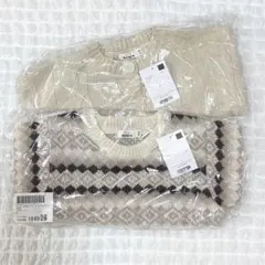 新品未使用 pairmanon ペアマノン ニット カーディガン 80 90