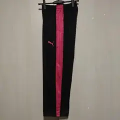 プーマ PUMA ジャージ ボトムス パンツ 下 メンズ Sサイズ 黒/桃