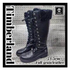 Timberland（ティンバーランド）編み上げロングファーブーツ 24.5cm