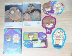 名探偵コナン 灰原哀 阿笠博士 キャラバッジ 缶バッジ マーク 2点 