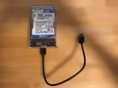 WD HDD 750GB + 外付ケース 外付けHDDのサムネイル