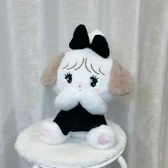 mikko スフレ／BLACK RIBBON BIGぬいぐるみ