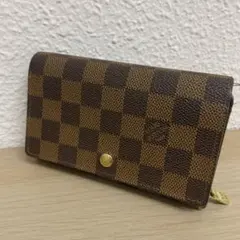 LOUIS VUITTON ルイヴィトン ポルトモネビエトレゾール 財布 ダミエ