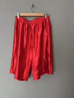 wundou レッドバスケットボールパンツ Lサイズ