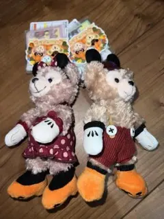 ハロウィン　2015 ぬいぐるみ　ぬいぐるみバッジ　ダッフィー　シェリーメイ