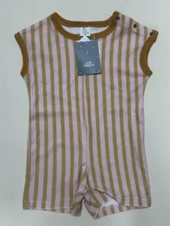 【新品・タグ付】しまむら soft cheese ベビー サロペット　90