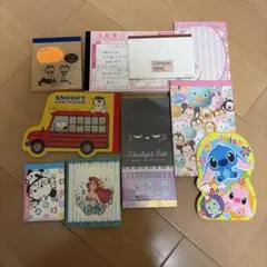 メモ帳 平成レトロ　スヌーピー　ディズニー　キャラクター