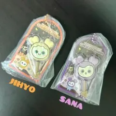 TWICE LOVELYS チョコがけボーロ＆チャーム　サナ　ジヒョ