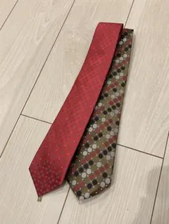 DAKS GIORGIO ARMANI ドット柄 総額 シルクネクタイのサムネイル