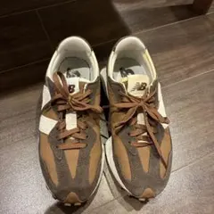 New Balance スニーカー ブラウン/ホワイト　23cm