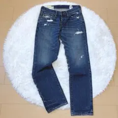 アバクロンビー&フィッチ⭕️ダメージデニム　ソフトクラッシュ　古着　w28 L30