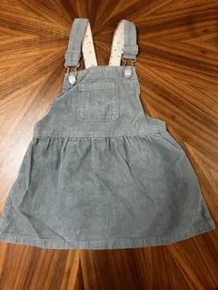 zara ワンピース　ZARAKIDSコーデュロイ　サロペット