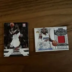 NBAカード ユニフォームの一部付きElton Brand Randy Foye
