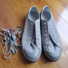 無印良品　グレー　スニーカー　27.0