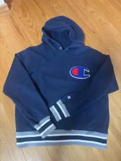 Champion ネイビー パーカー M