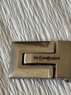 オールドサンローラン YSL ベルト バックル イタリア製 希少