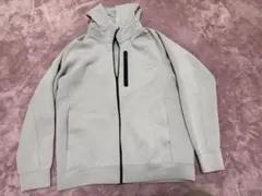 ユニクロ ドライストレッチスウェットフルジップパーカ グレー XL