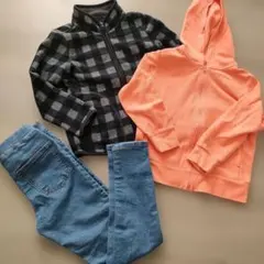 ユニクロ&GU　三点セット　フリース パーカーフリース　パンツ