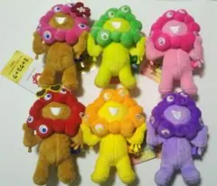 ミャクミャク ボールチェーンマスコット 推しカラー 日焼け 6体セット